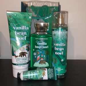 Bath and Body Works vanilla bean Noel set